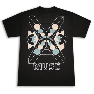 Muse Crossroads Men's Slimfit T-shirt, Black (Small)