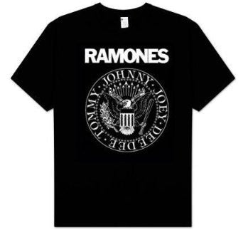 Ramones Presidential Seal Men's T-shirt, Black