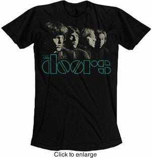 Doors Horizon Lightweight Distressed Black T-shirt