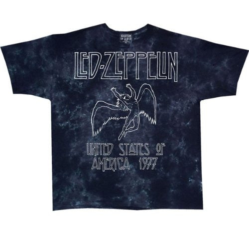 Led Zeppelin USA Tour 77 Tie Dye T-Shirt