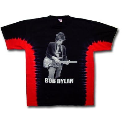Bob Dylan Money Tour navy 2-sided Tie Dye t-shirt (Small)