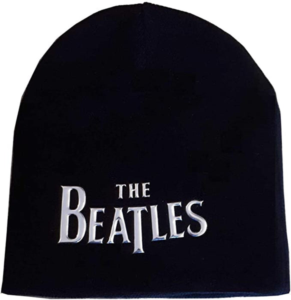 The Beatles Drop T Logo Sonic Silver Men's Knit Cap Skully