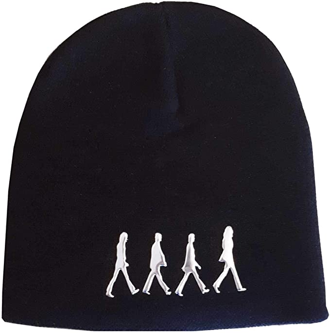 The Beatles Beanie Abbey Road Sonic Silver Men's Knit Cap Skully