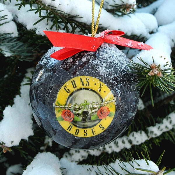Guns N Roses Christmas Orrnament Plastic Holiday Ball