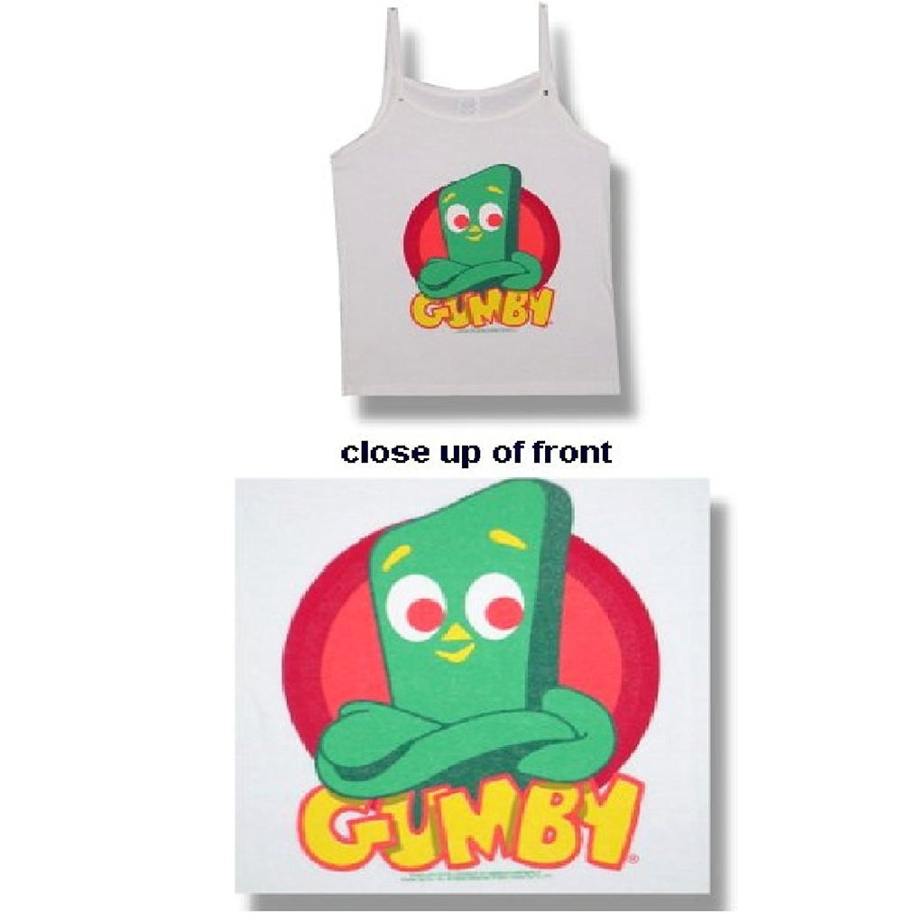 Gumby Character Juniors Camisole Shirt (X-Large-Juniors)