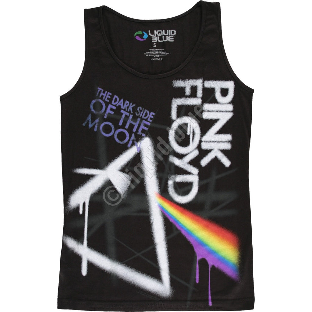 Pink Floyd Dark Side - Graffiti Womens Tank Top (Small)