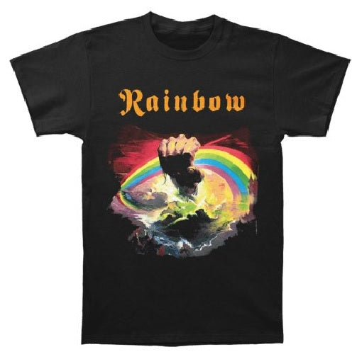 Rainbow Rising Men's T-Shirt, Black