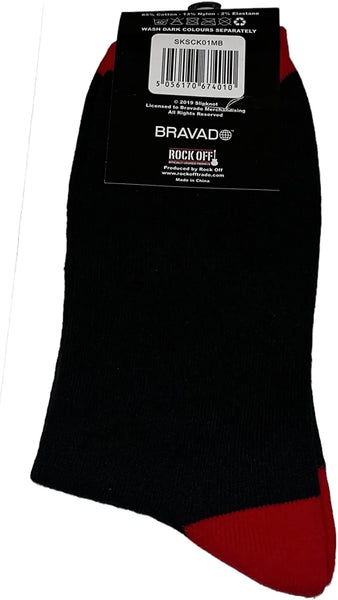 Slipknot Logo Unisex Socks Black / Red