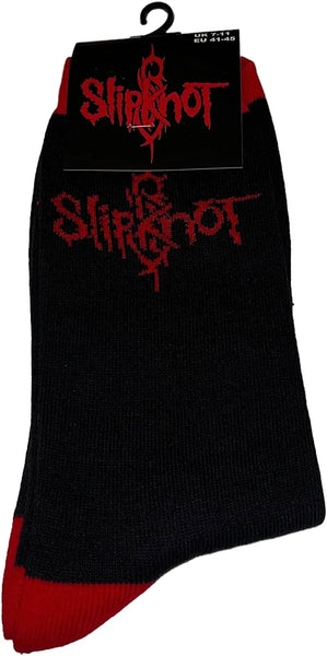 Slipknot Logo Unisex Socks Black / Red
