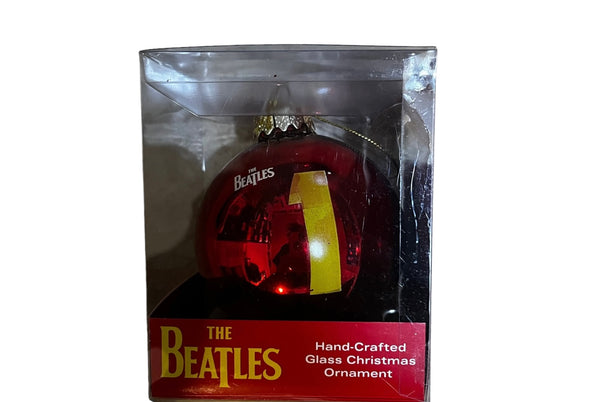 Beatles #1 Christmas Orrnament Glass Holiday Ball, Gift Boxed