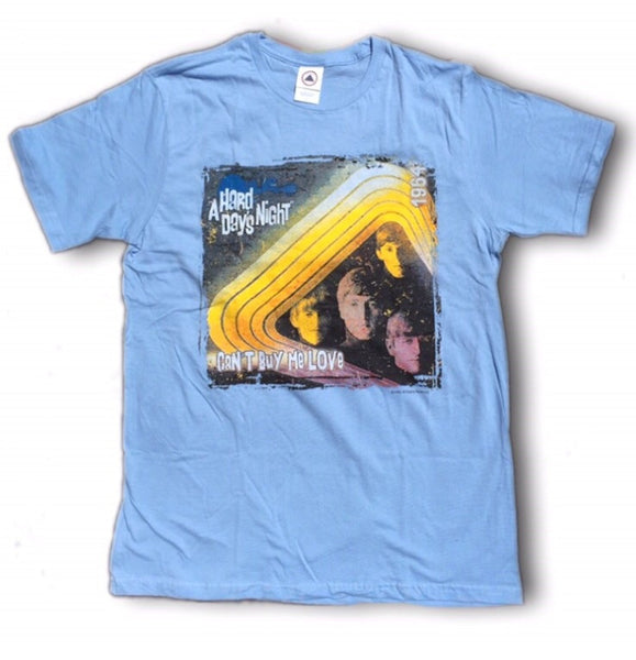 Beatles 'Hard Days Night' Blue T-Shirt (Medium)