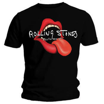 Rolling Stones Open Mouth black t-shirt (Small)