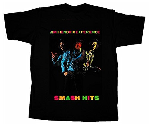 Jimi Hendrix Smash Hits Men's Black T-shirt