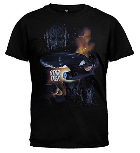 Star Trek XI 2009 Movie 'Galactic Struggle' Black T-shirt