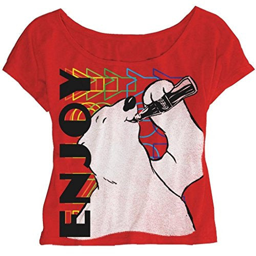 Coca-Cola Enjoy Bear Juniors Dolman T-shirt