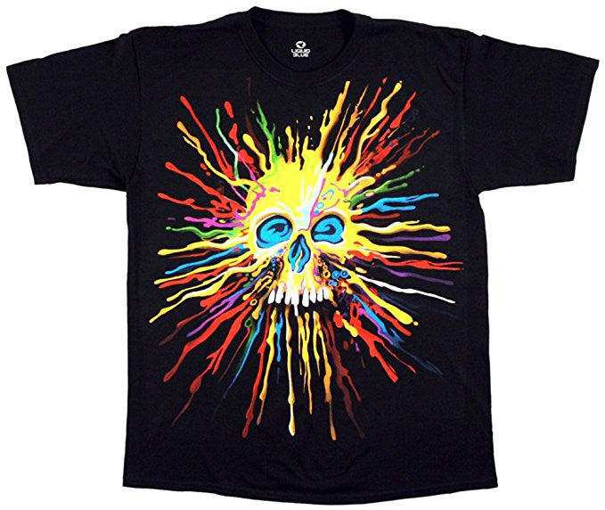 Neon Skull Black T-shirt