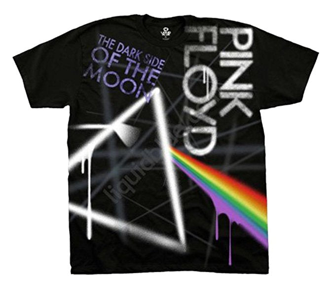 Pink Floyd Dark Side Graffiti T-Shirt, Black