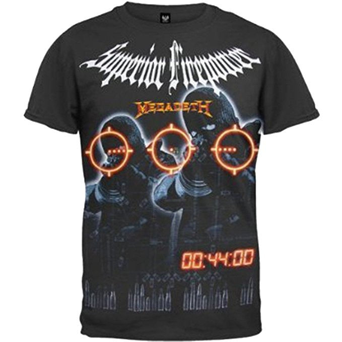 Megadeth Superior Firepower Men's T-shirt, Black