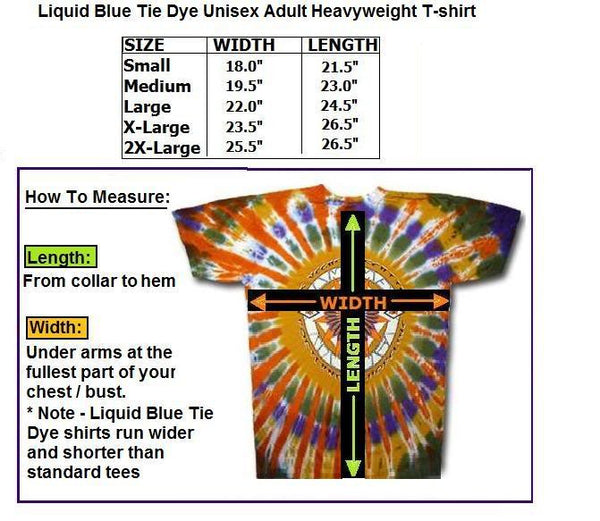 Bob Dylan Money Tour navy 2-sided Tie Dye t-shirt (Small)