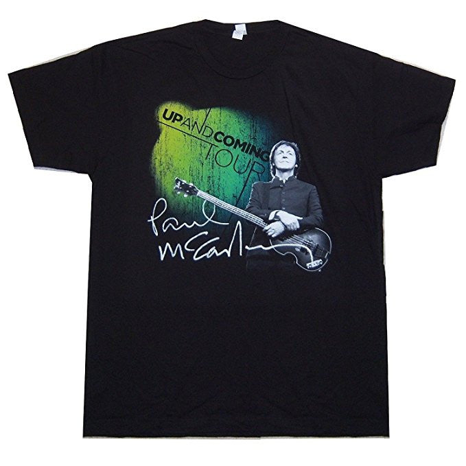 Paul McCartney Vintage Spotlight 2011 Tour Lightweight Black T-Shirt (Small)
