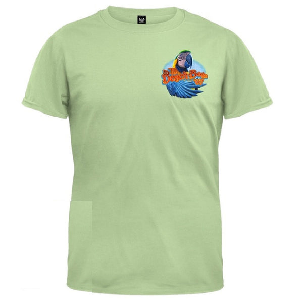 Beach Boys Parrot Catch A Wave 2007 Tour T-shirt, Green (Medium)