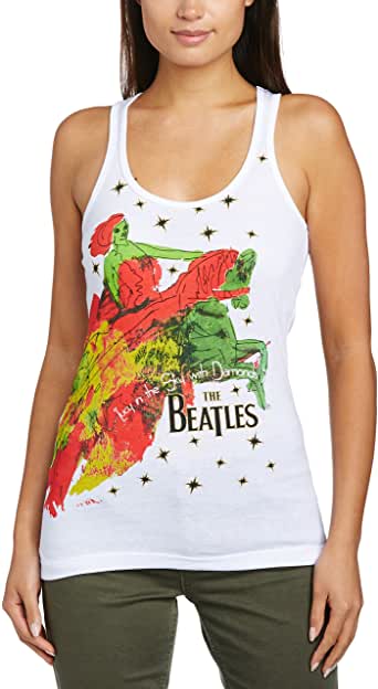 The Beatles Lucy In The Sky Women's Tank Top, White