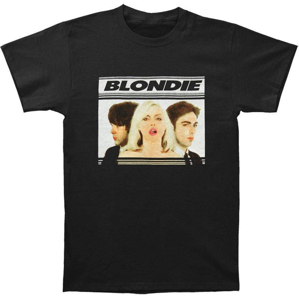 Blondie Hot Lips Men's Slimfit T-Shirt, Black