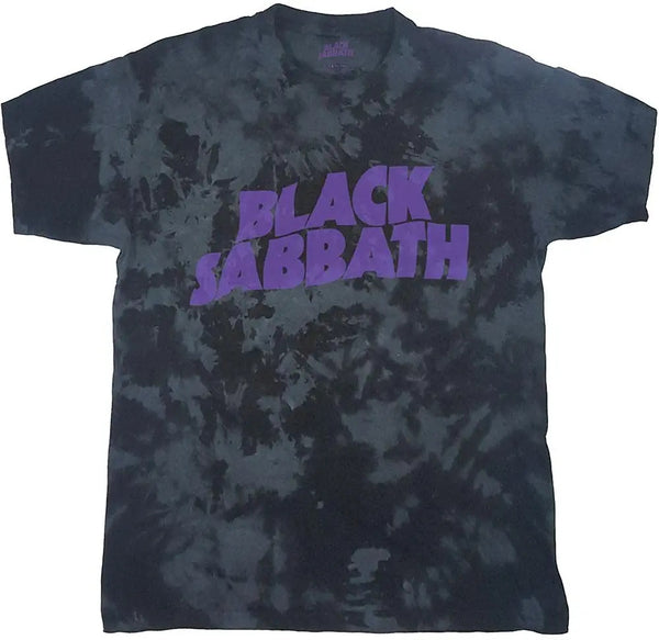 Black Sabbath Wavy Logo Dip Dye Men's T-shirt