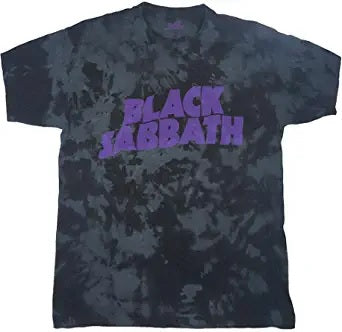 Black Sabbath Wavy Logo Dip Dye Men's T-shirt