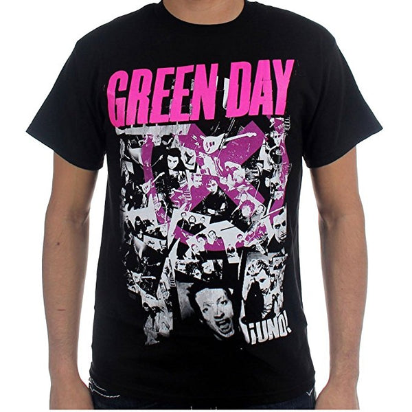 Green Day His Story Men's Black T-Shirt (2X-Large)
