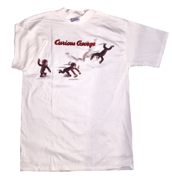 Curious George 'Three Monkeys' White T-Shirt (X-Large)