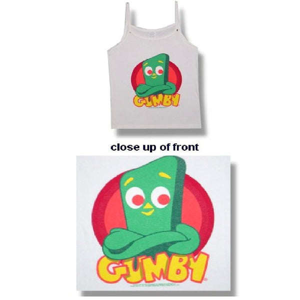 Gumby Character Juniors Camisole Shirt (Large-Juniors)