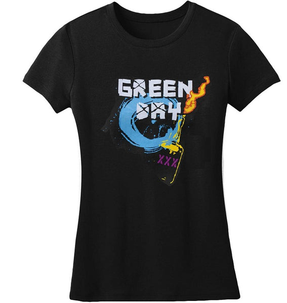 Green Day Molotov Juniors T-Shirt (X-Large)