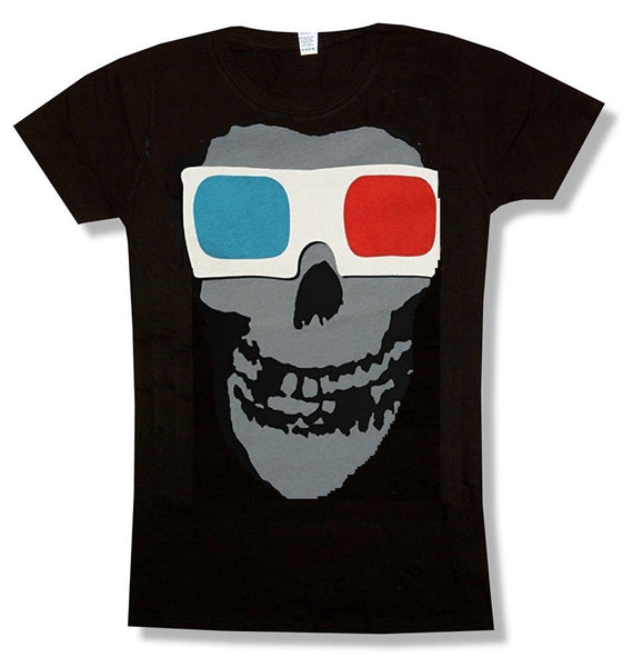 Misfits 3D Glasses Women's T-shirt, Black