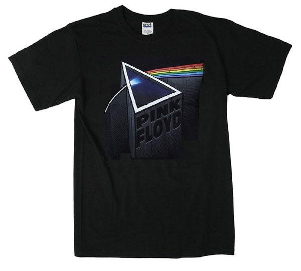 Pink Floyd Dark Side 3D Black T-Shirt (2X-Large)