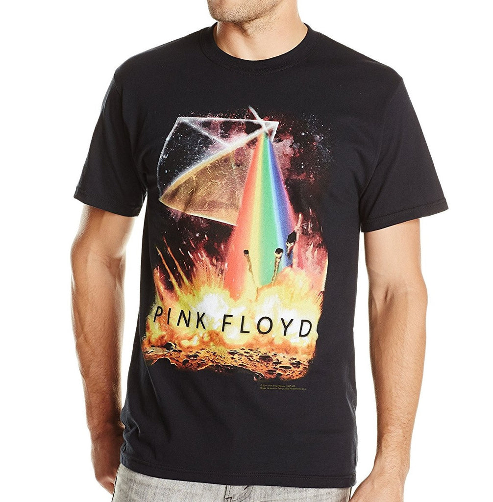 Pink Floyd Fire Logo T-Shirt, Black, Medium