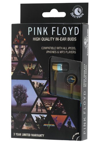 Pink Floyd In-Ear Headphones - Window Box - Gold/Black