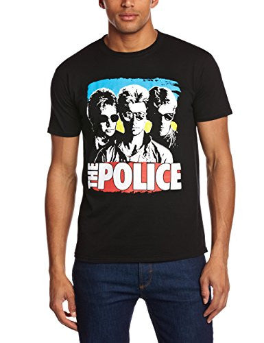 The Police Greatest Hits Sunglasses T-shirt, Black