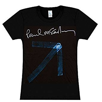 Bravado Ladies Paul McCartney "Arrow" 2010 Tour Black T-Shirt (Small)