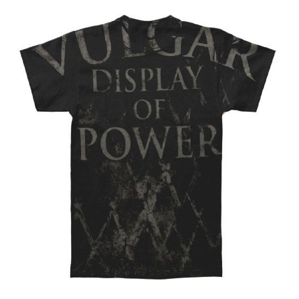 Pantera Vulgar Allover Men's 2-Sided T-shirt, Black (Small)