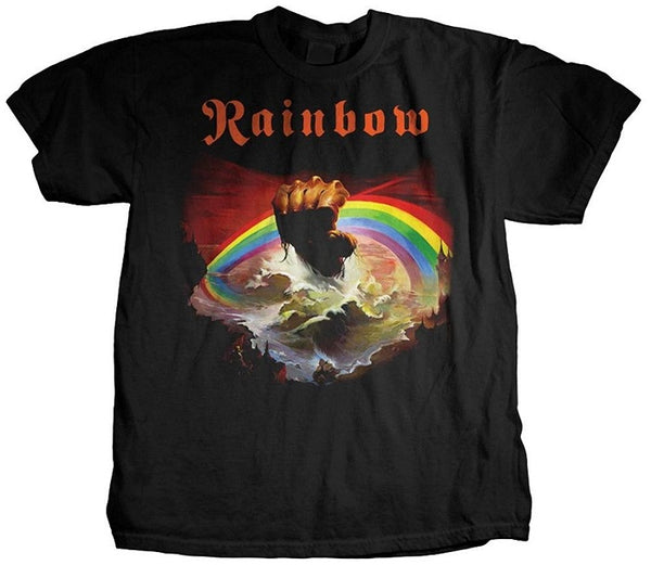 Rainbow Rising Men's T-Shirt, Black