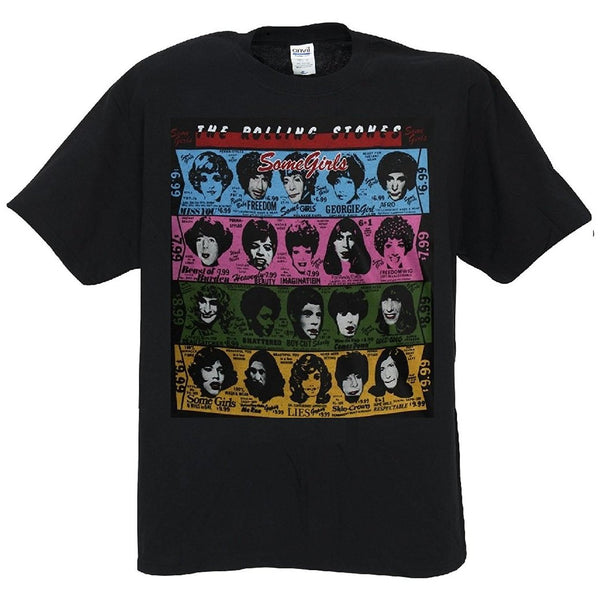 Rolling Stones 'Some Girls 2010' heavyweight black t-shirt (Small)