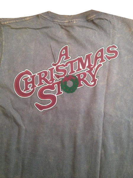Christmas Story 'You'll Shoot Your Eye Out' Grey/Beige T-Shirt