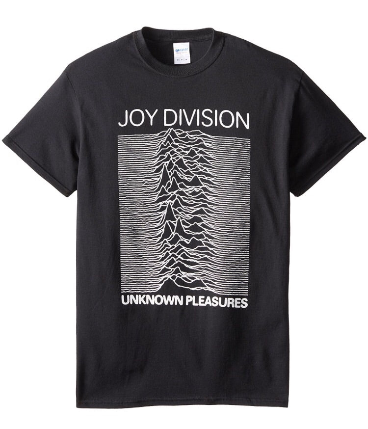 Joy Division Unknown Pleasures Men's T-shirt, Black